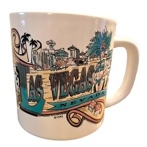Vintage 1992 Las Vegas Nevada Mug